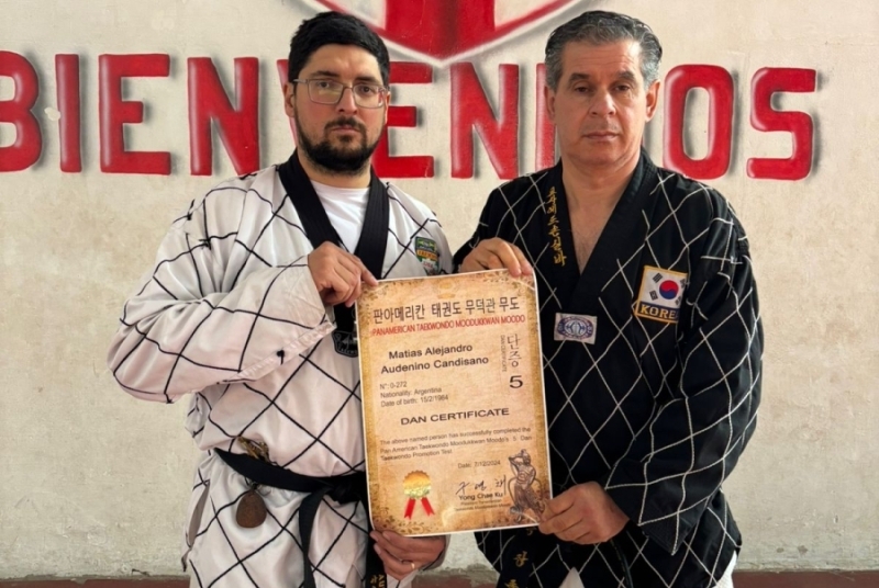 Certificado 5º Dan